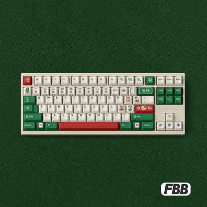 FBB Mahjong Cherry Profile Keycaps Set
