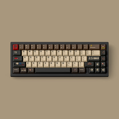 FBB Beware of Dog Cherry Profile PBT Keycaps Set