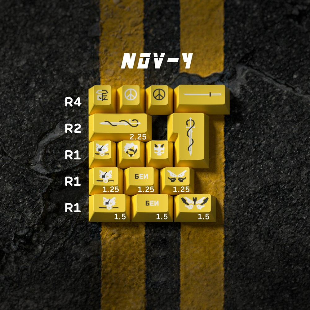 DOMIKEY CHASER Cherry Profile Keycaps