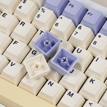 EnjoyPBT 157 Keys Simple Purple Dye-Subbed Cherry Profile Keycap Set - IPOPULARSHOP