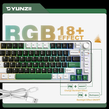 YUNZII B75 Pro Gasket Mechanical Keyboard