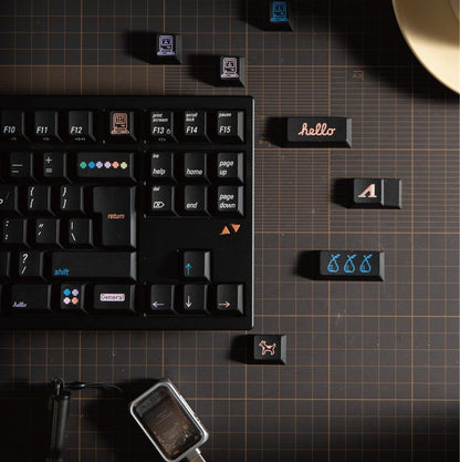 Keyboard Science Mac Color Cherry Profile ABS/PBT Keycaps Set