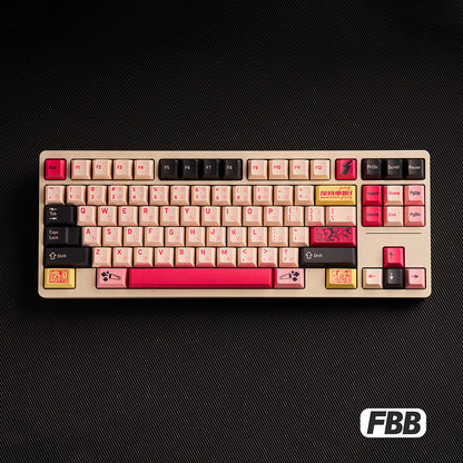 FBB Biker Girl Cherry Profile Keycaps Set