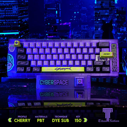 Titan Nation CYBERSPACE Cherry Profile Keycaps