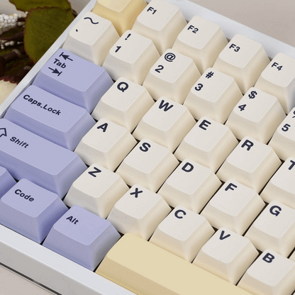 EnjoyPBT 157 Keys Simple Purple Dye-Subbed Cherry Profile Keycap Set - IPOPULARSHOP