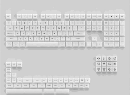 AKKO Transparent  ASA 155 Keycaps - IPOPULARSHOP