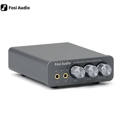 Fosi Audio K5 PRO Mini Stereo Gaming DAC & Headphone AMP