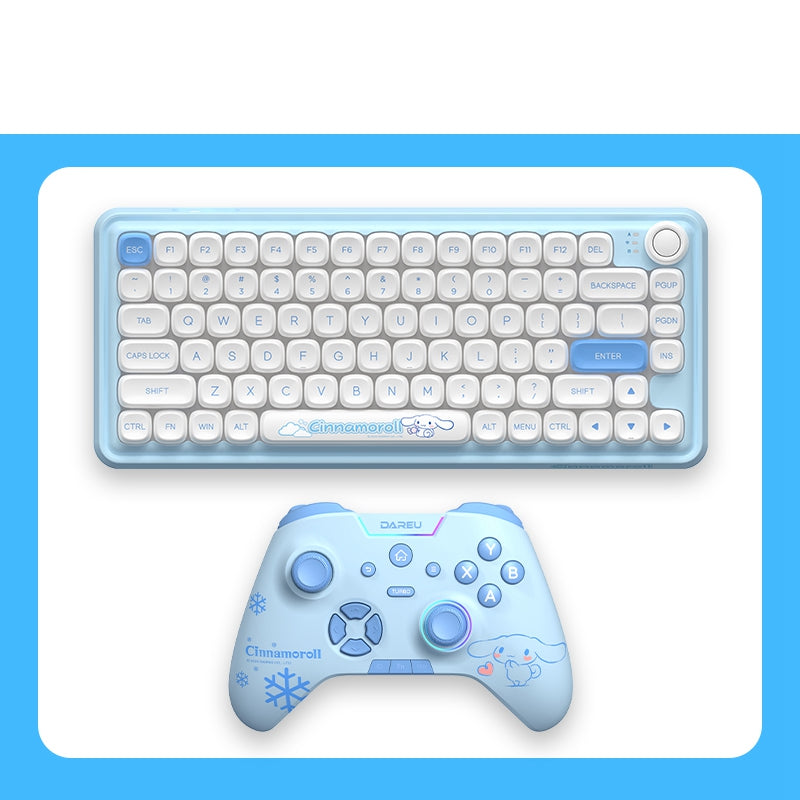 DAREU Z82 Cinnamoroll Mechanical Keyboard Combo - IPOPULARSHOP