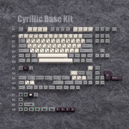 KBDfans Classic Gray Cherry Profile Keycap Set