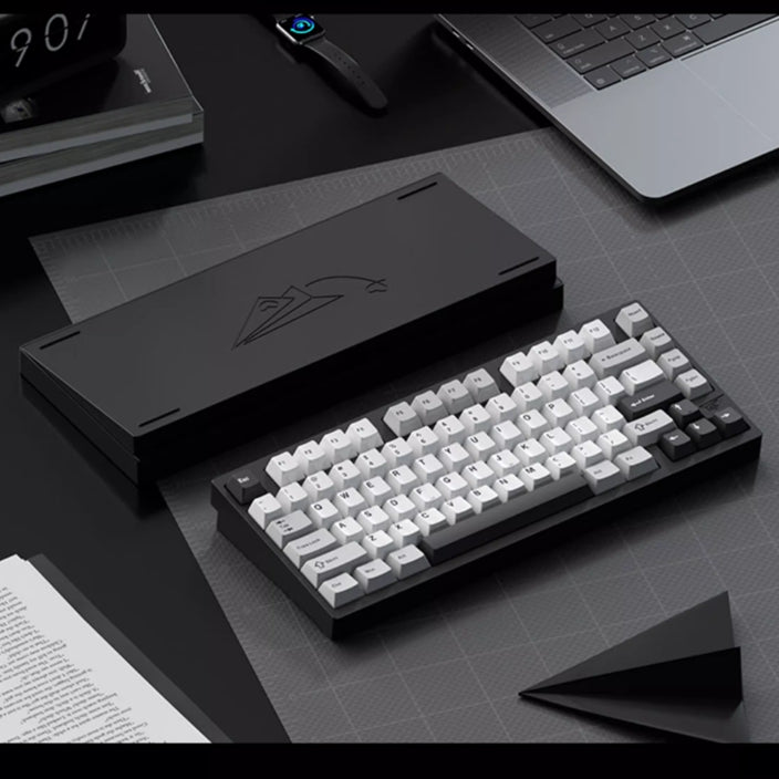 WEIKAV D75 Paper Plane Aluminum Alloy Mechanical Keyboard
