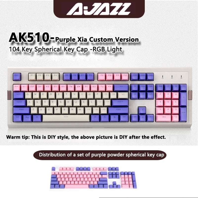 AJAZZ AK510 Gaming 104Keys Mechanical Keyboard - IPOPULARSHOP