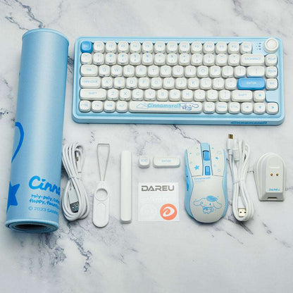 DAREU Z82 Cinnamoroll Mechanical Keyboard Combo - IPOPULARSHOP