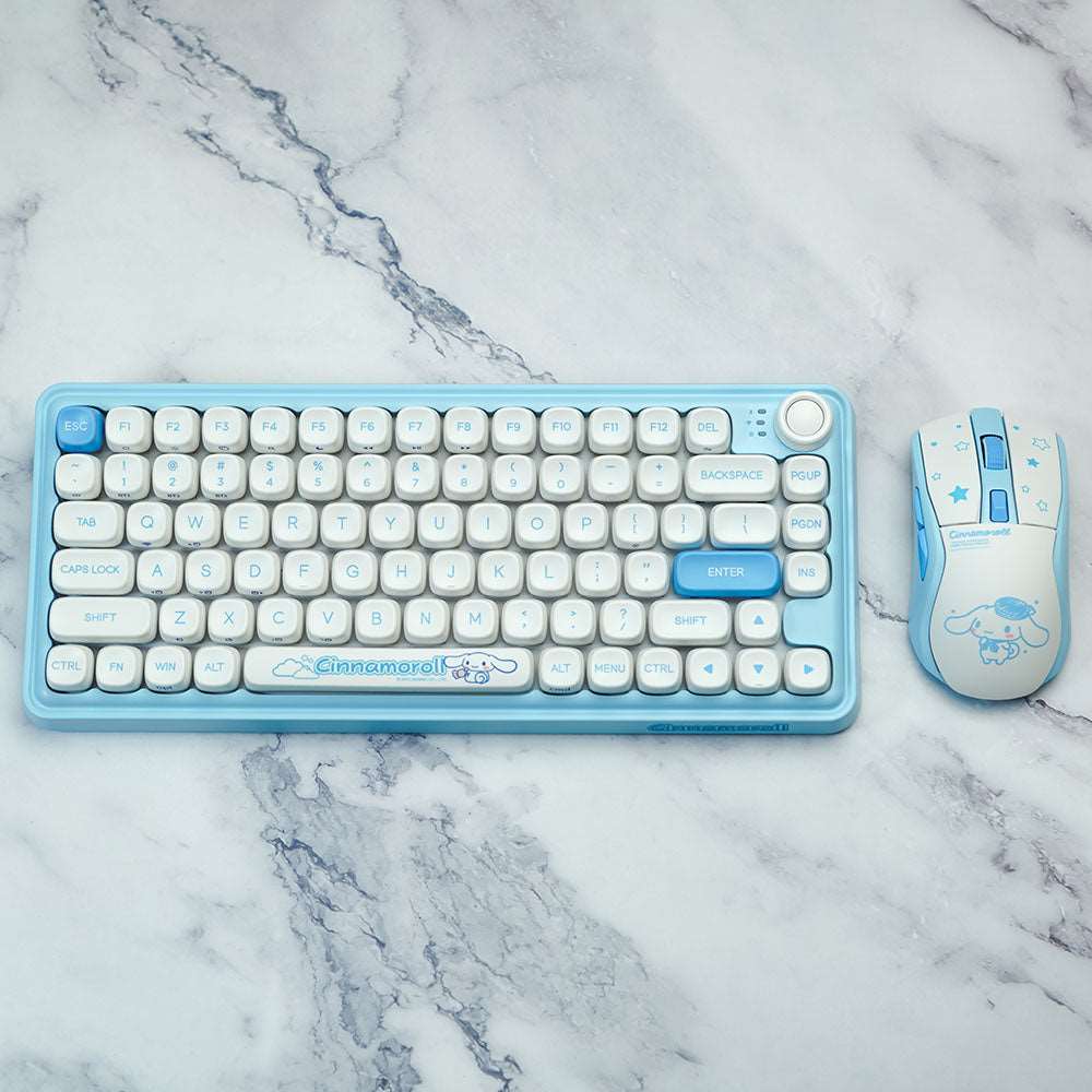 DAREU Z82 Cinnamoroll Mechanical Keyboard Combo - IPOPULARSHOP