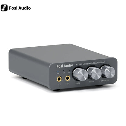 Fosi Audio K5 PRO Mini Stereo Gaming DAC & Headphone AMP
