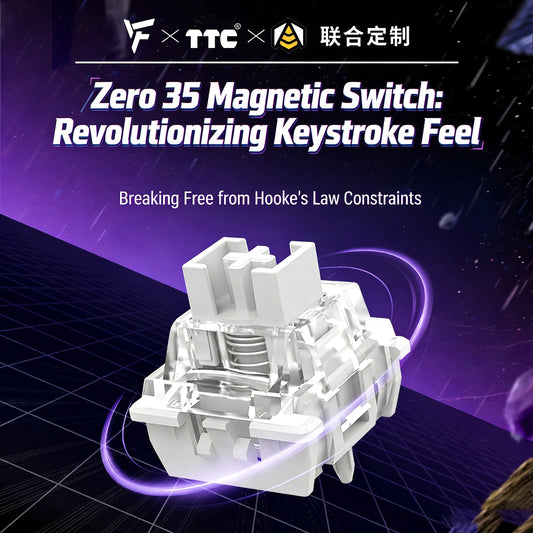 TTC 035 Original Magnetic Switch 35gf Linear Axis Office Gaming Esports Custom Keyboard Accessories