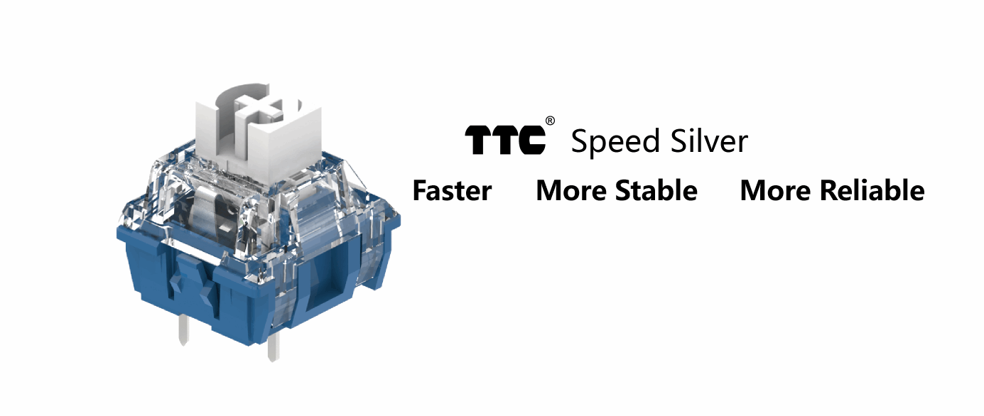 TTC Speed Silver V2 Linear Mechanical Switches - IPOPULARSHOP