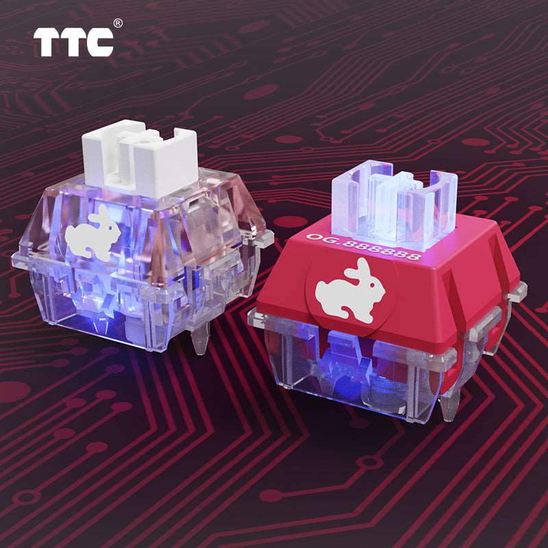 TTC Rabbit RGB Mechanical Switches – Smooth & Fast Linear Feel ...