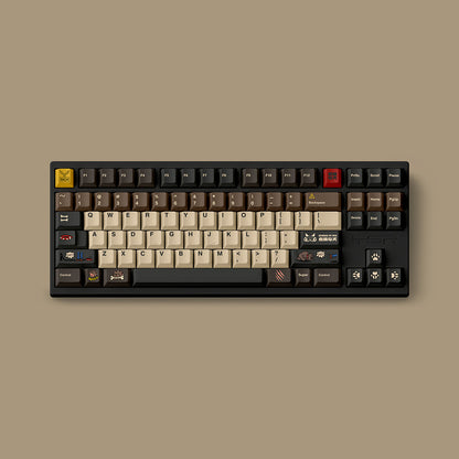 FBB Beware of Dog Cherry Profile PBT Keycaps Set