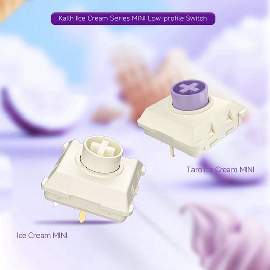 Kailh Ice Cream Mini Low Profile POM Mechanical Switches