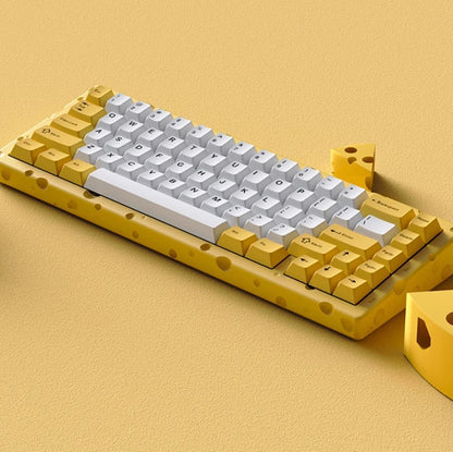 AJAZZ AC067 Cheese Theme Gasket RGB Mechanical Keyboard