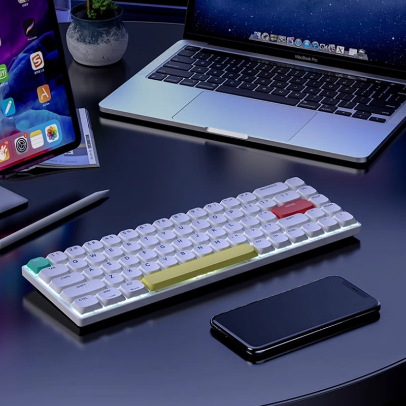XINMENG C68 Three Mode Low Profile Mechanical Keyboard