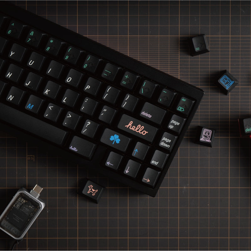 Keyboard Science Mac Color Cherry Profile ABS/PBT Keycaps Set
