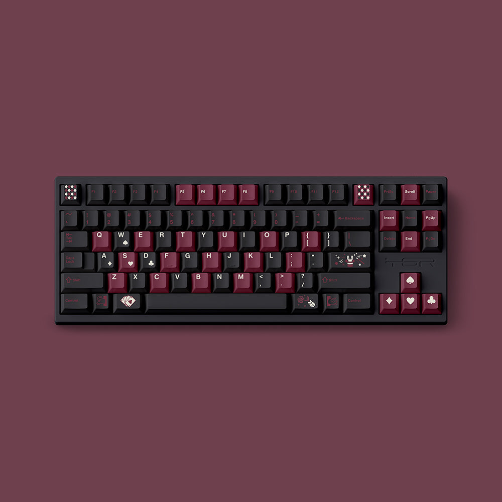 FBB Magic Cherry Profile PBT Keycaps Set