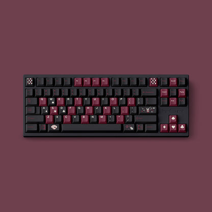 FBB Magic Cherry Profile PBT Keycaps Set