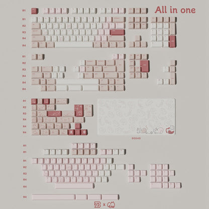 Keyboard Science Luna Cherry Profile Keycap Set