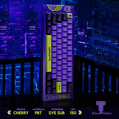 Titan Nation CYBERSPACE Cherry Profile Keycaps