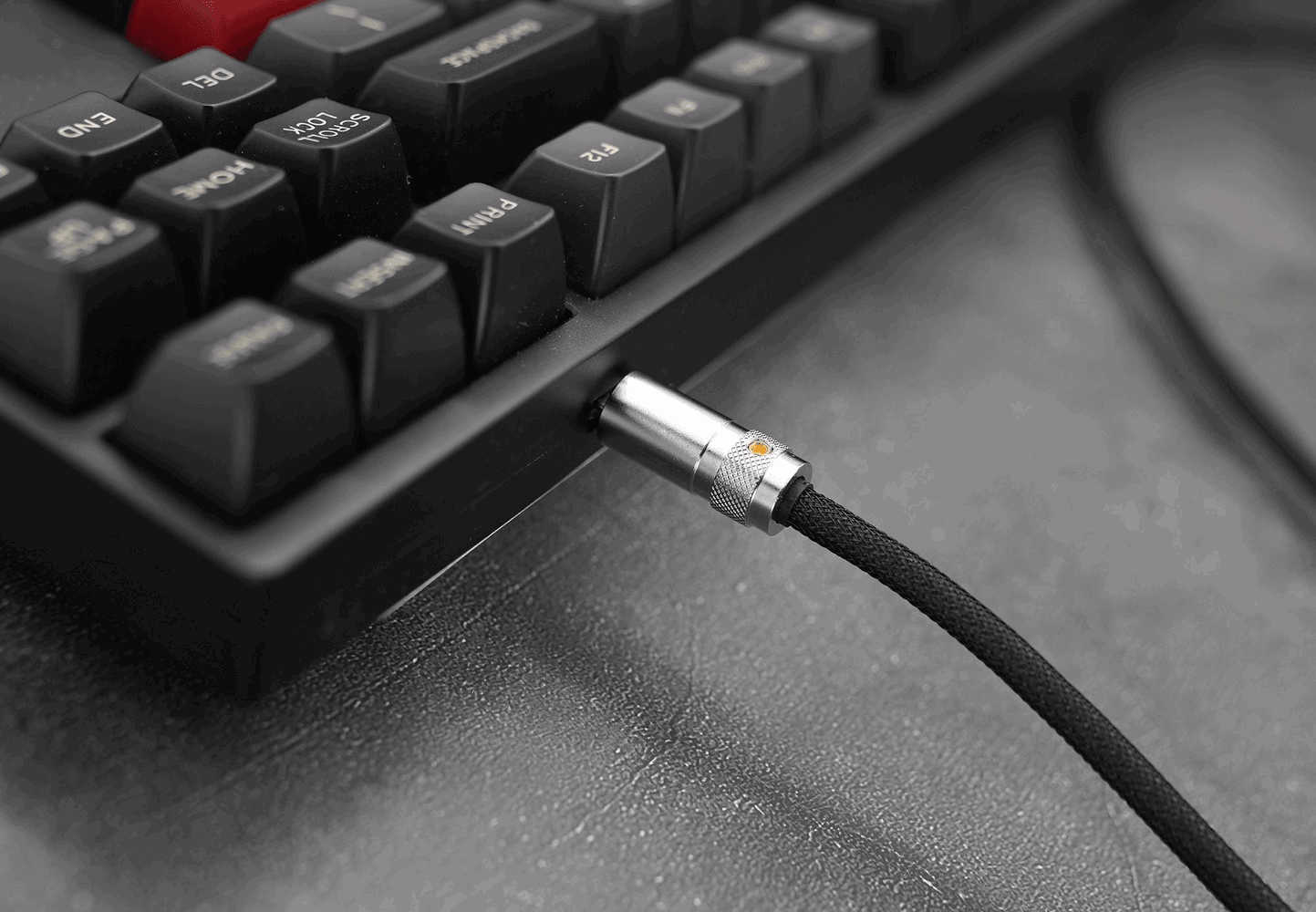 GeekCable Grey Handmade Customized Mechanical Keyboard Data Cable - IPOPULARSHOP