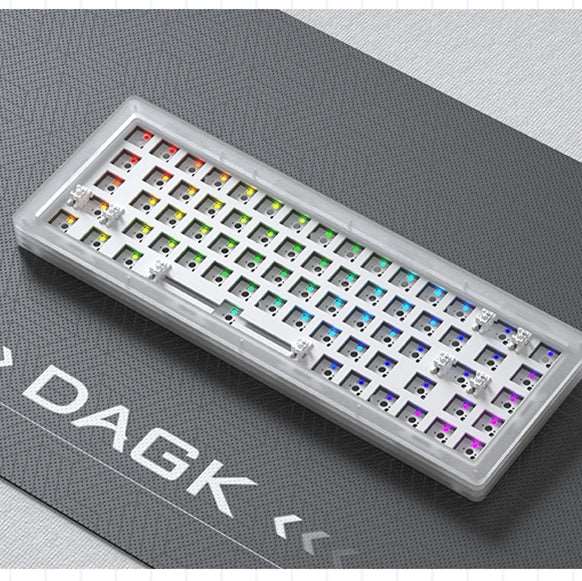 DAGK Acr68Pro Transparent Keyboard Kit - IPOPULARSHOP