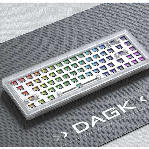 DAGK Acr68Pro Transparent Keyboard Kit - IPOPULARSHOP