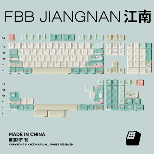 FBB JiangNan Cherry Profile Keycaps Set