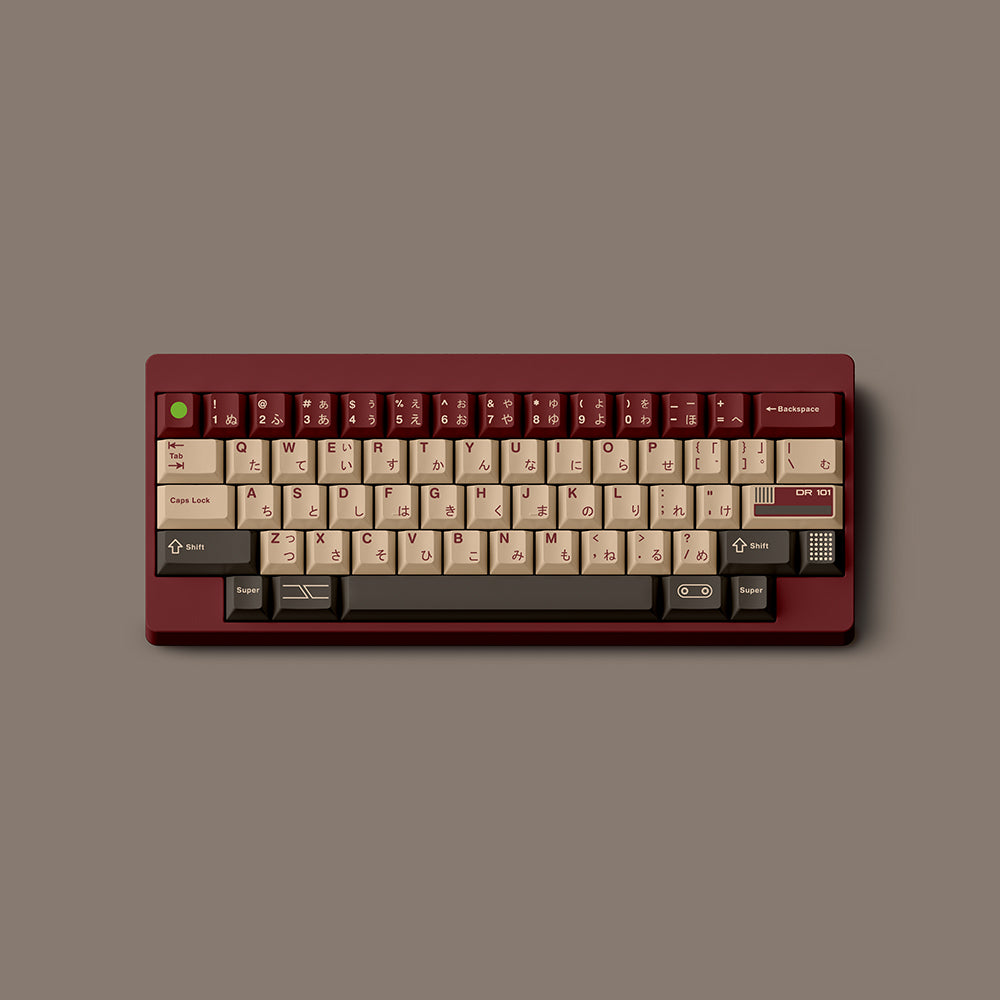 FBB DR101 Retro PBT Cherry Profile Keycaps Set
