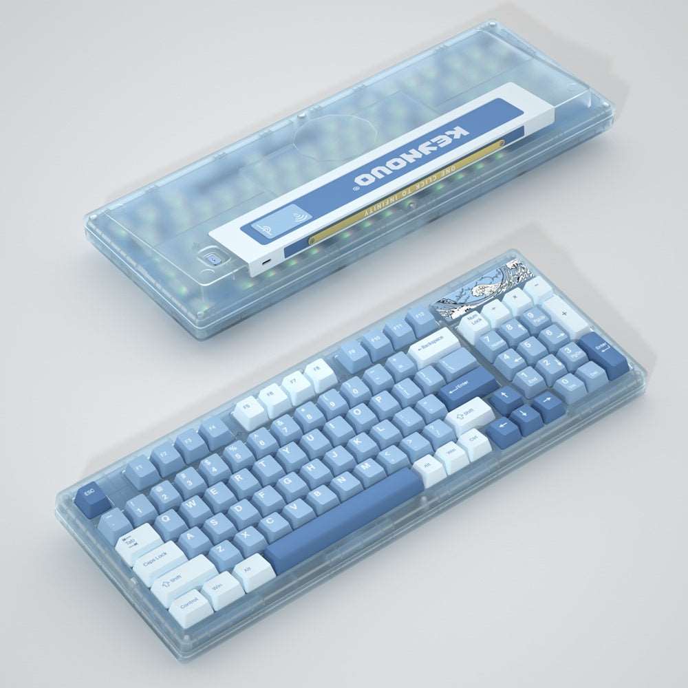 YUNZII Keynovo IF98 Pro Three Mode Mechanical Keyboard - IPOPULARSHOP