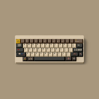 FBB Beware of Dog Cherry Profile PBT Keycaps Set