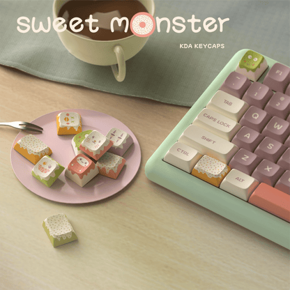 KeyTok Sweet Monster KDA Profile Keycaps