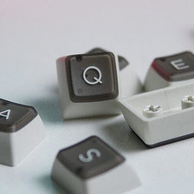 OSHID Grey White Translucidus  ASA Keycaps