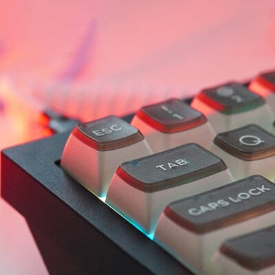 OSHID Grey White Translucidus  ASA Keycaps