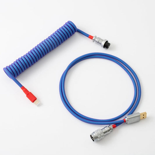 YUNZII NEON Custom Coiled Aviator USB Cable Cord