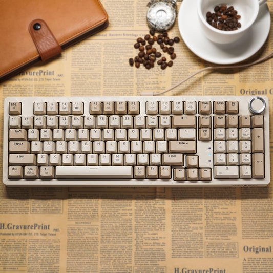 JAMESDONKEY RS2 Hot-swap White Light Mechanical Keyboard - IPOPULARSHOP