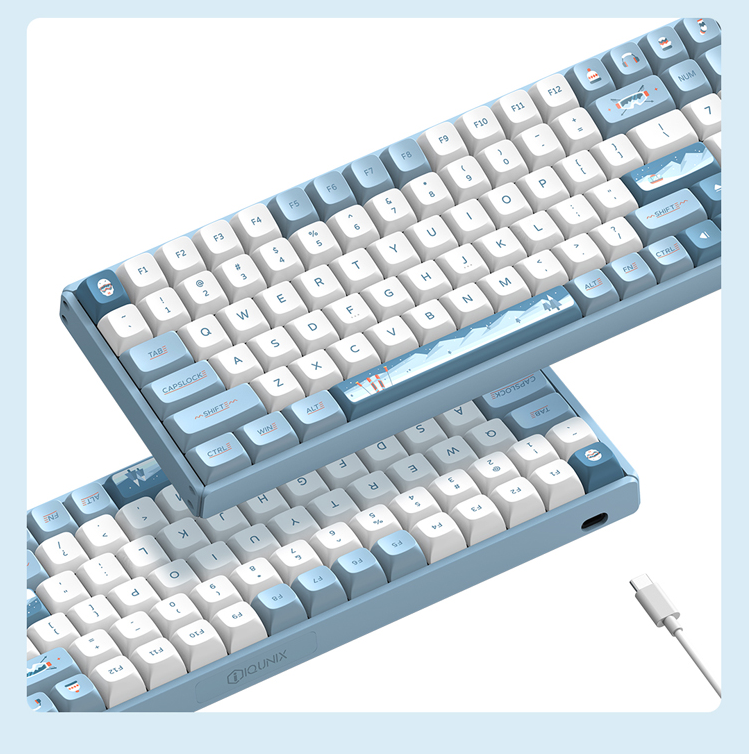 IQUNIX F97 Wintertide Aluminium Alloy Hot Swappable Mechanical Keyboard - IPOPULARSHOP