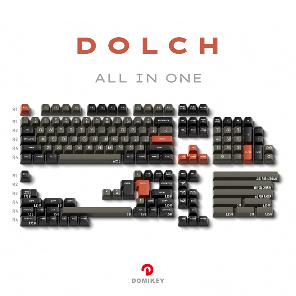 DOMIKEY Dolch SA Profile Keycaps Set - IPOPULARSHOP
