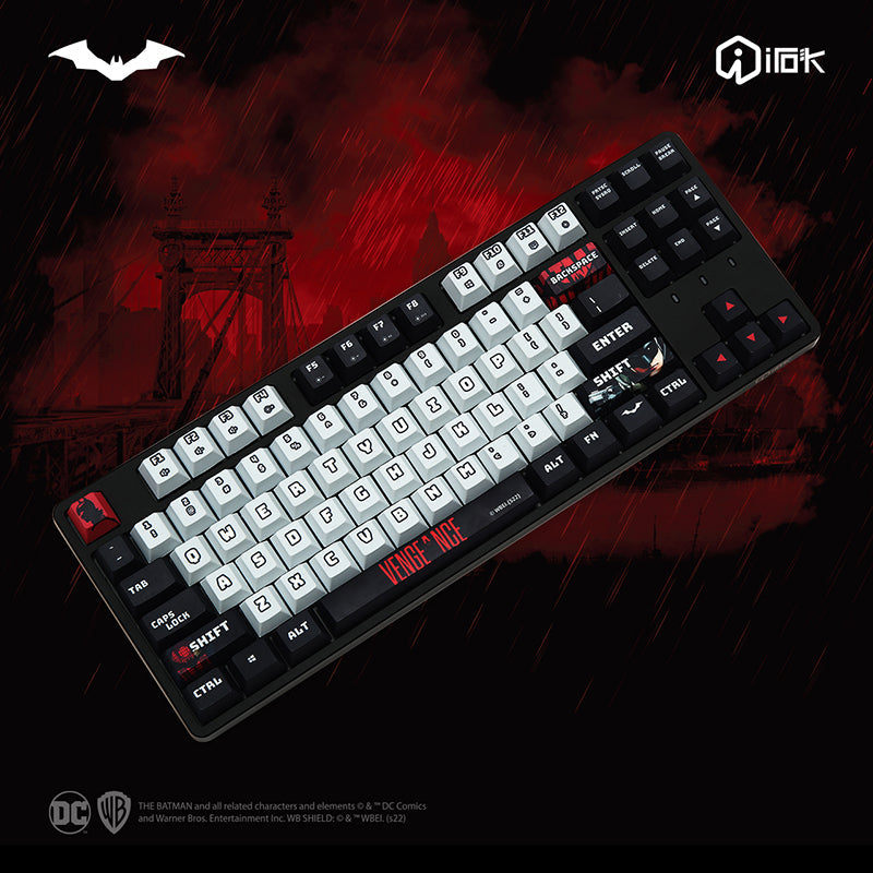 IROK FE87 Batman Wired Mechanical Keyboard - IPOPULARSHOP