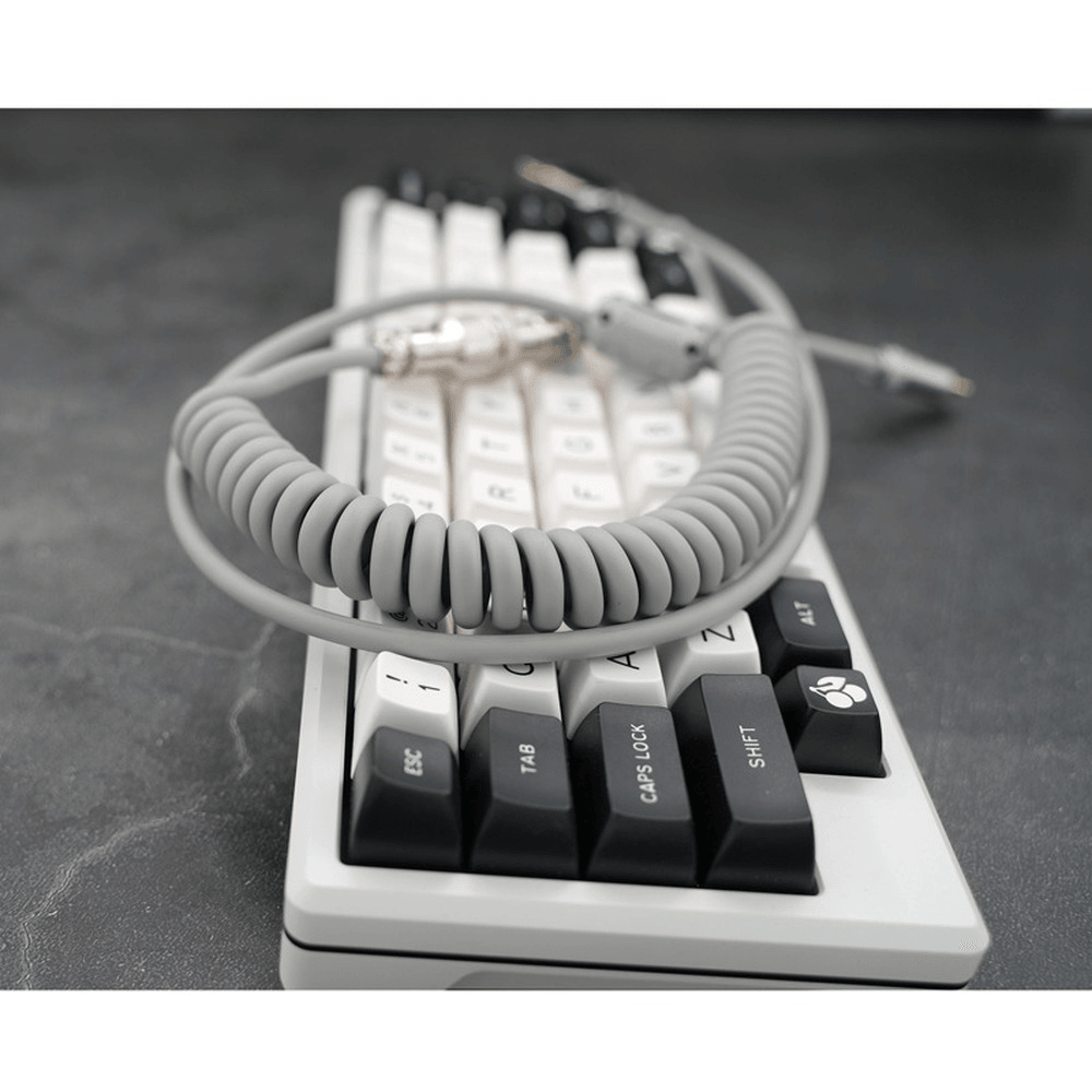GeekCable Grey USB Manual Customized Mechanical Keyboard Cable - IPOPULARSHOP