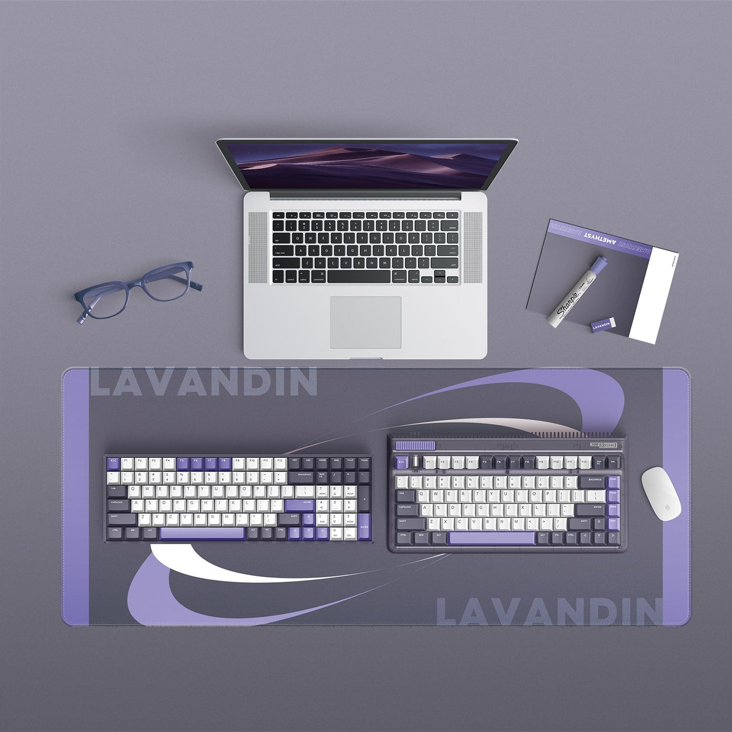 IQUNIX F97 / OG80 Lavandin Wireless Mechanical Keyboard - IPOPULARSHOP