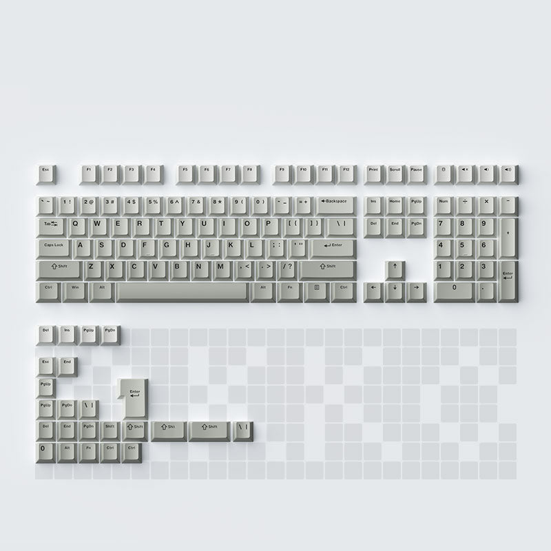 AKKO Cool Gray / Warm Gray Cherry Keycaps - IPOPULARSHOP