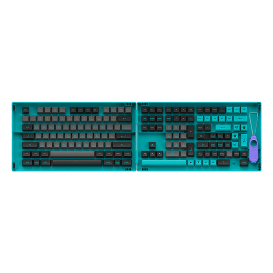 Akko Ocean Star/BlackCyan/Periwinkle Multicolor Keycap Set - IPOPULARSHOP