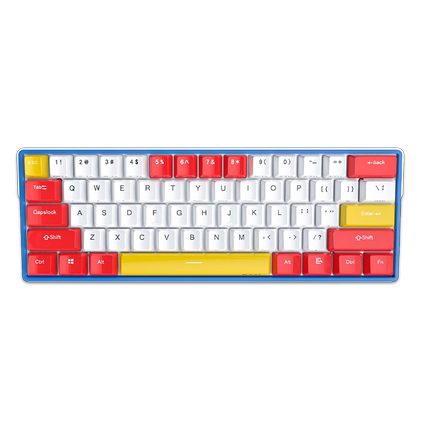 Kzzi K61 RGB Three Mode TTC Mechanical Keyboard - IPOPULARSHOP